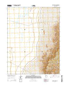 2014 Map of Swasey Peak SW, 2014 Print