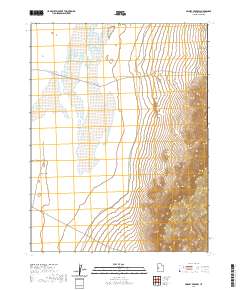 2020 Map of Swasey Peak SW, 2020 Print
