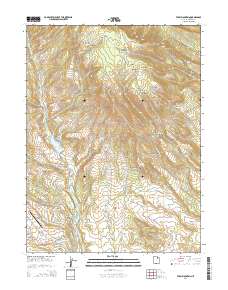 2014 Map of Tabby Mountain, 2014 Print