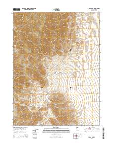 2014 Map of Tabbys Peak, 2014 Print
