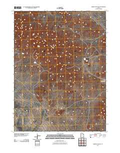 2011 Map of Tabbys Peak SW, 2011 Print