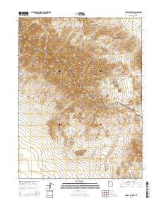 2014 Map of Tabbys Peak SW, 2014 Print