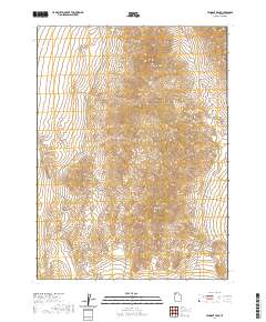 2020 Map of Tangent Peak, 2020 Print