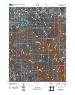 2011 Map of Taylor Mountain, 2011 Print