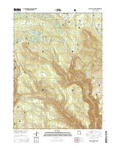 2014 Map of Taylor Mountain, 2014 Print