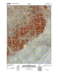 2010 Map of Tetzlaff Peak, 2010 Print