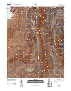 2011 Map of The Divide, 2011 Print