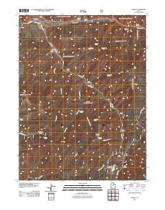 2011 Map of Thistle, 2011 Print