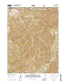 2014 Map of Thistle, 2014 Print