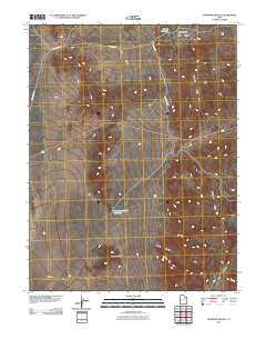 2011 Map of Thompson Knoll, 2011 Print