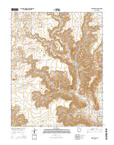 2014 Map of Tibbet Bench, 2014 Print