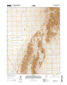 2014 Map of Tunnel Spring, 2014 Print