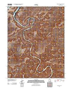 2011 Map of Turks Head, 2011 Print