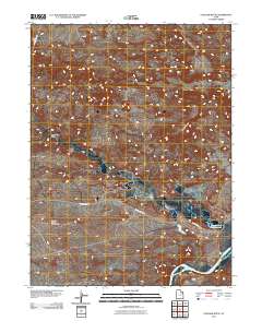 2011 Map of Uteland Butte, 2011 Print
