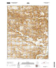 2020 Map of Uteland Butte, 2020 Print