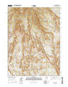 2014 Map of Vernal NW, 2014 Print