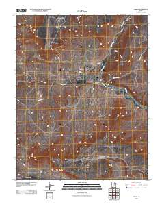 2011 Map of Virgin, 2011 Print