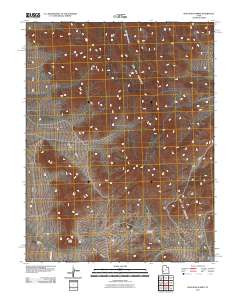2011 Map of Wah Wah Summit, 2011 Print