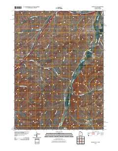 2010 Map of Wahsatch, 2010 Print