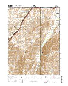 2014 Map of Wahsatch, 2014 Print