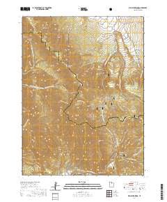2020 Map of Wallsburg Ridge, 2020 Print