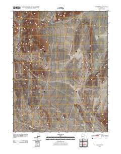 2010 Map of Warm Point, 2010 Print