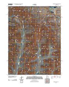 2011 Map of Warren Draw, 2011 Print