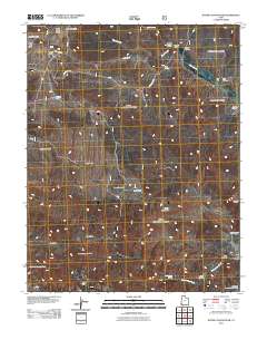 2011 Map of Water Canyon Peak, 2011 Print