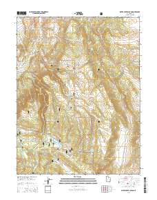 2014 Map of Water Creek Canyon, 2014 Print