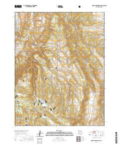 2020 Map of Water Creek Canyon, 2020 Print
