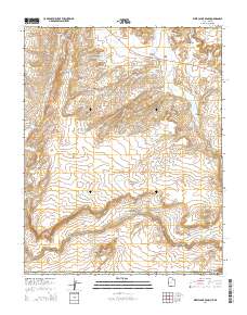 2014 Map of West Clark Bench, 2014 Print