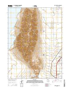 2014 Map of West Mountain, 2014 Print