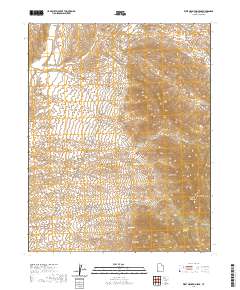 2020 Map of West Mountain Peak, 2020 Print