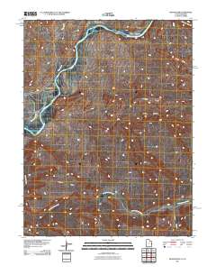 2011 Map of Westwater, 2011 Print