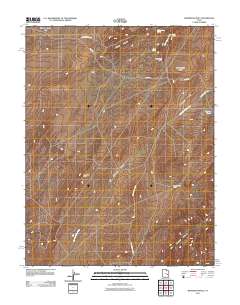 2011 Map of Whitbeck Knoll, 2011 Print