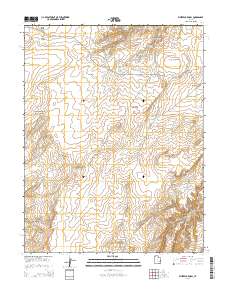 2014 Map of Whitbeck Knoll, 2014 Print
