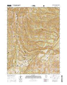 2014 Map of White Pine Peak, 2014 Print