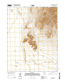 2014 Map of Wig Mountain, 2014 Print