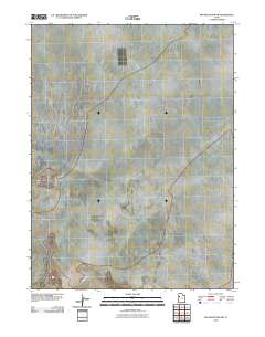 2010 Map of Wig Mountain SW, 2010 Print