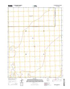 2014 Map of Wig Mountain SW, 2014 Print