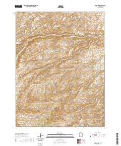 2020 Map of Wilkin Ridge, 2020 Print