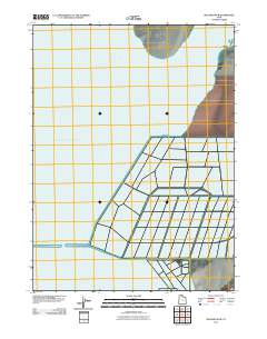 2011 Map of Willard Spur, 2011 Print