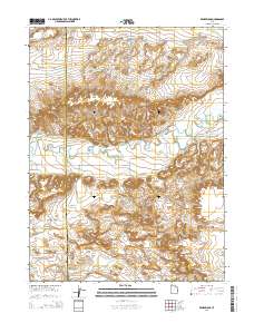 2014 Map of Windy Ridge, 2014 Print