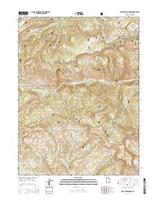 2014 Map of Wolf Creek Summit, 2014 Print