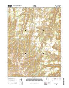 2014 Map of Wolf Flat, 2014 Print