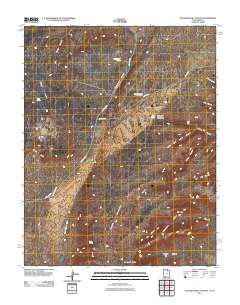 2011 Map of Yellowjacket Canyon, 2011 Print