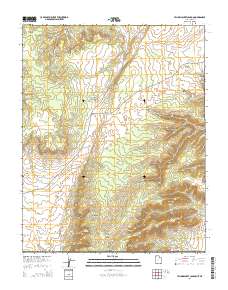 2014 Map of Yellowjacket Canyon, 2014 Print