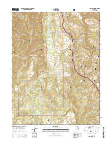 2014 Map of Yogo Creek, 2014 Print