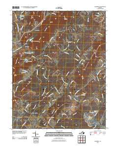 2010 Map of Alberene, 2010 Print