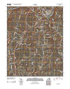 2010 Map of Altavista, 2010 Print